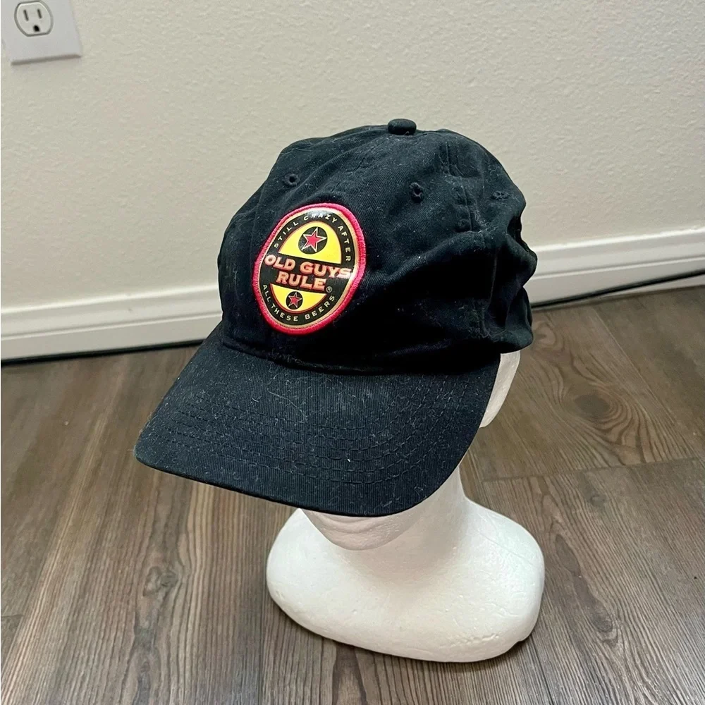 Beer label baseball cap with bottle opener